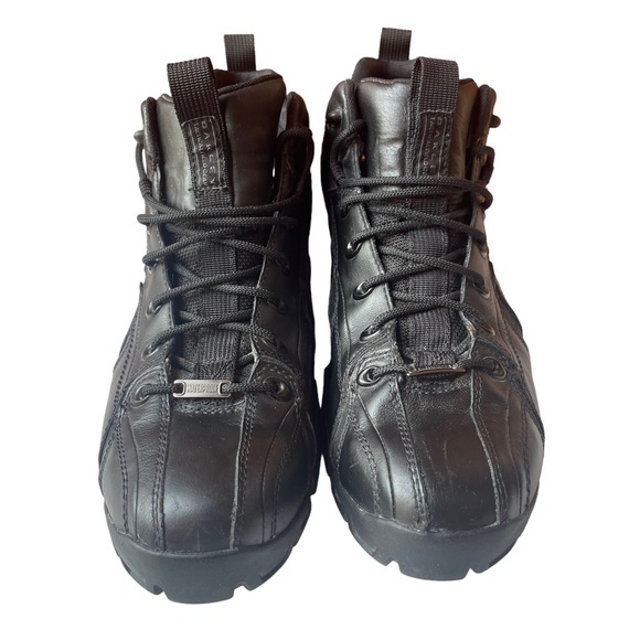 RARE OAKLEY FLAK BOOTS Size 13 Black Leather Waterproof Tactical Field Gear - Picture 1 of 7